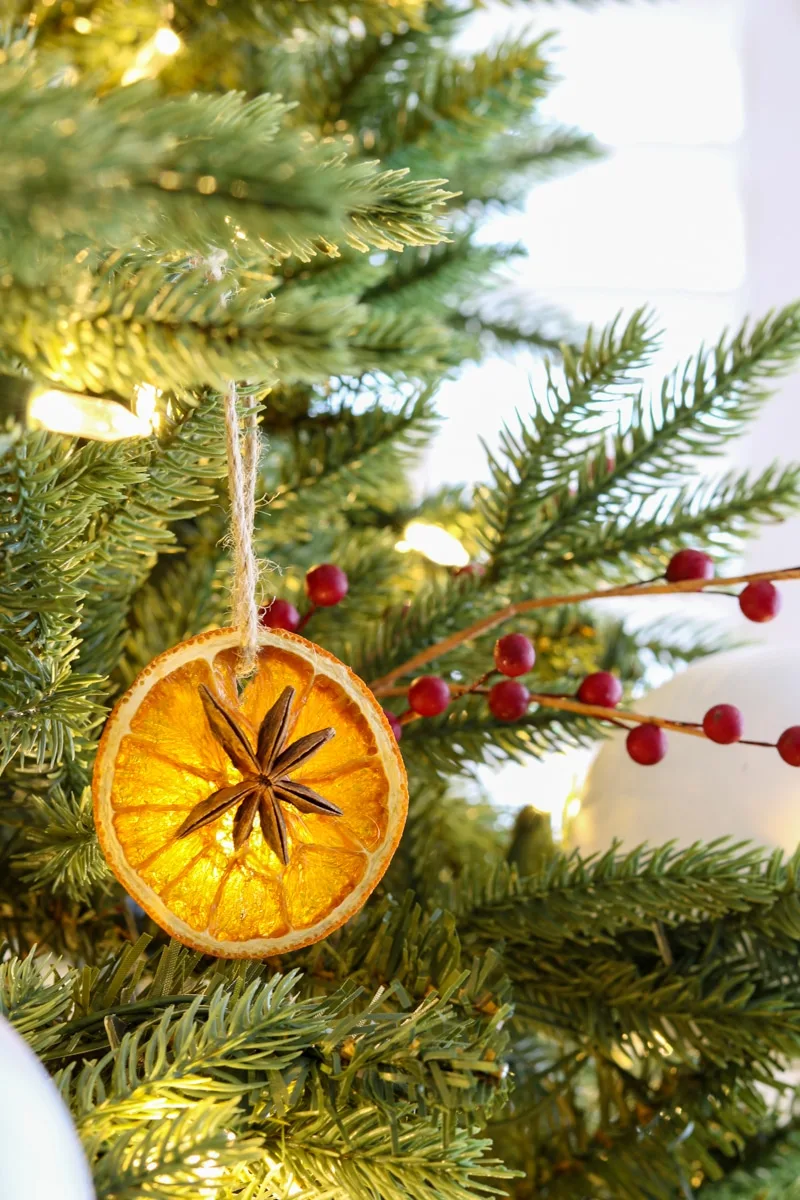 Dried orange slice ornament