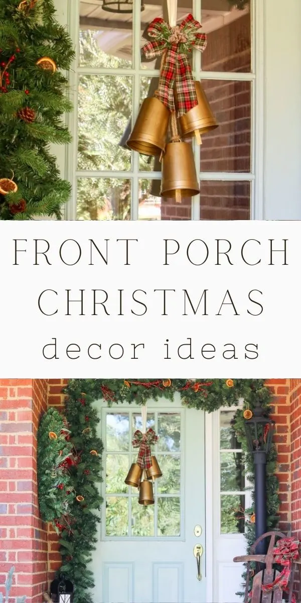 Front porch Christmas decorating ideas