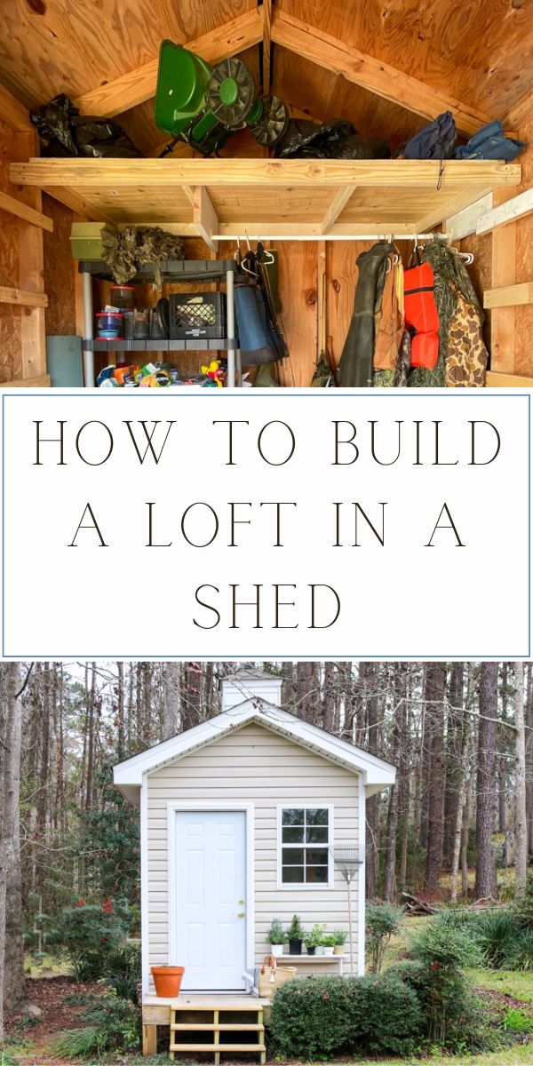 How to build a loft in a shed