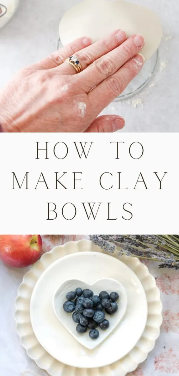 How to make clay bowls with air dry clay