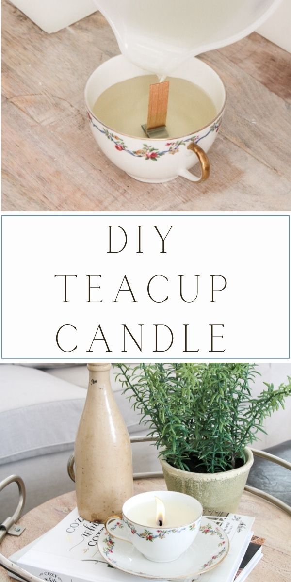 DIY Teacup candle