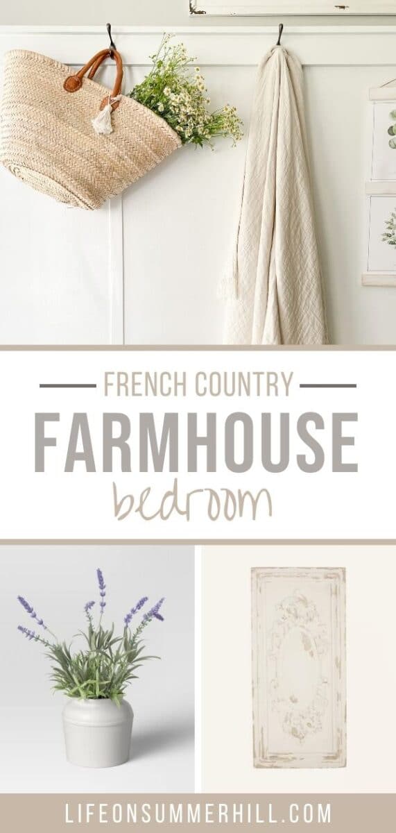 French country farmhouse bedroom decor ideas