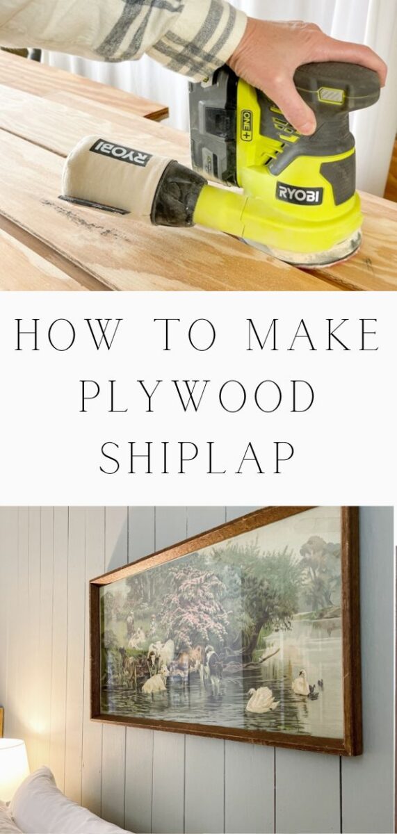 How to make plywood shiplap