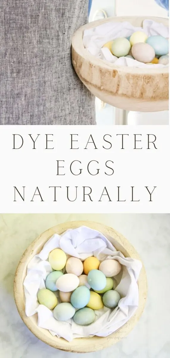 Naturally dyed easter egg tutorial