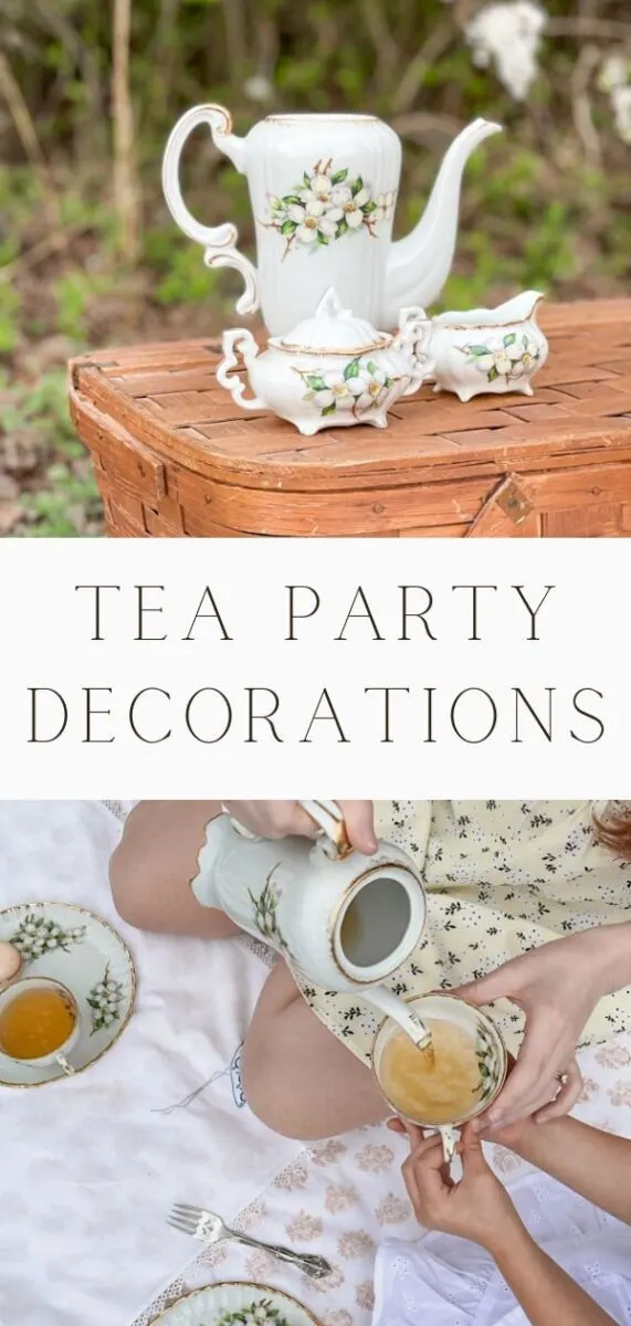 Tea party decorations for adults and kids