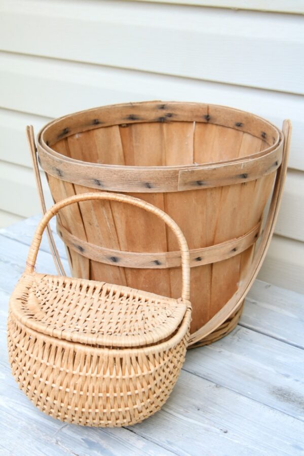 How to Clean a Wicker Baskets Step by Step Guide Antique and Thrifted