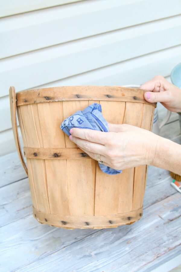 How to Clean a Wicker Baskets Step by Step Guide Antique and Thrifted