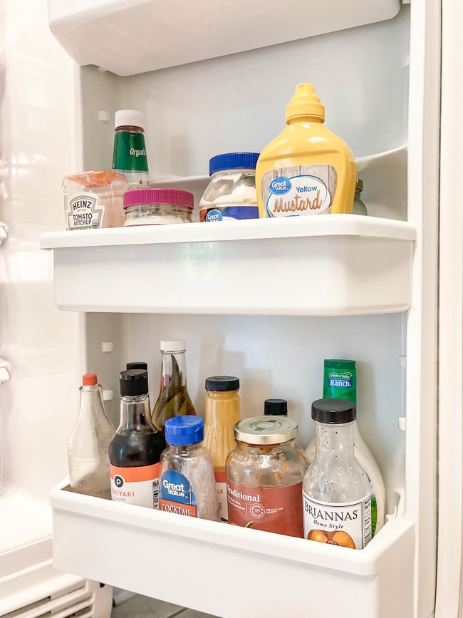 Organizing condiments in your fridge