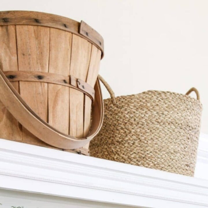 how to clean old baskets