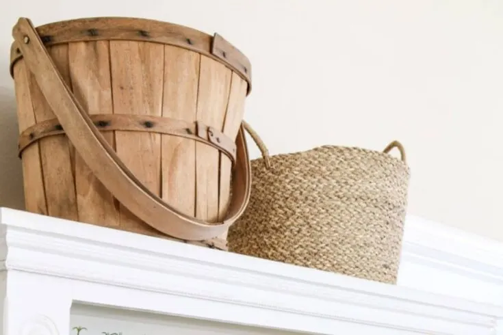 how to clean old baskets