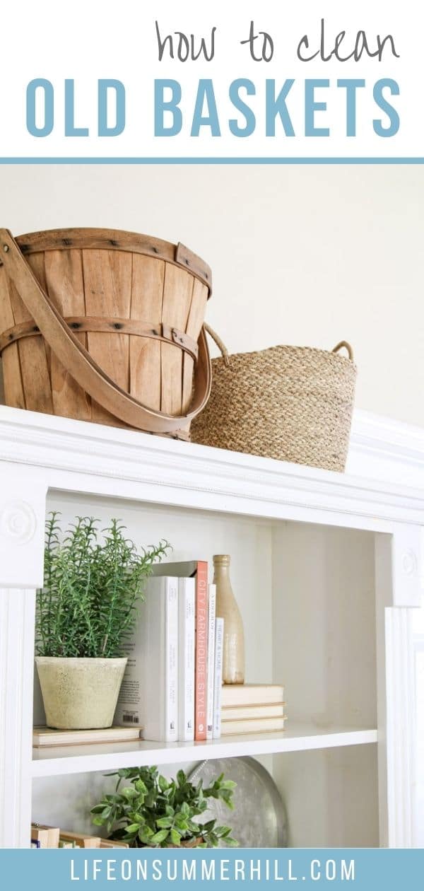 How to Clean a Wicker Baskets Step by Step Guide Antique and Thrifted