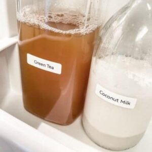 how to organize a side by side fridge