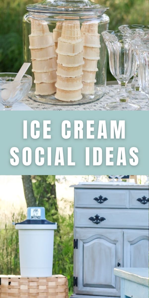 Ice cream social decorating ideas