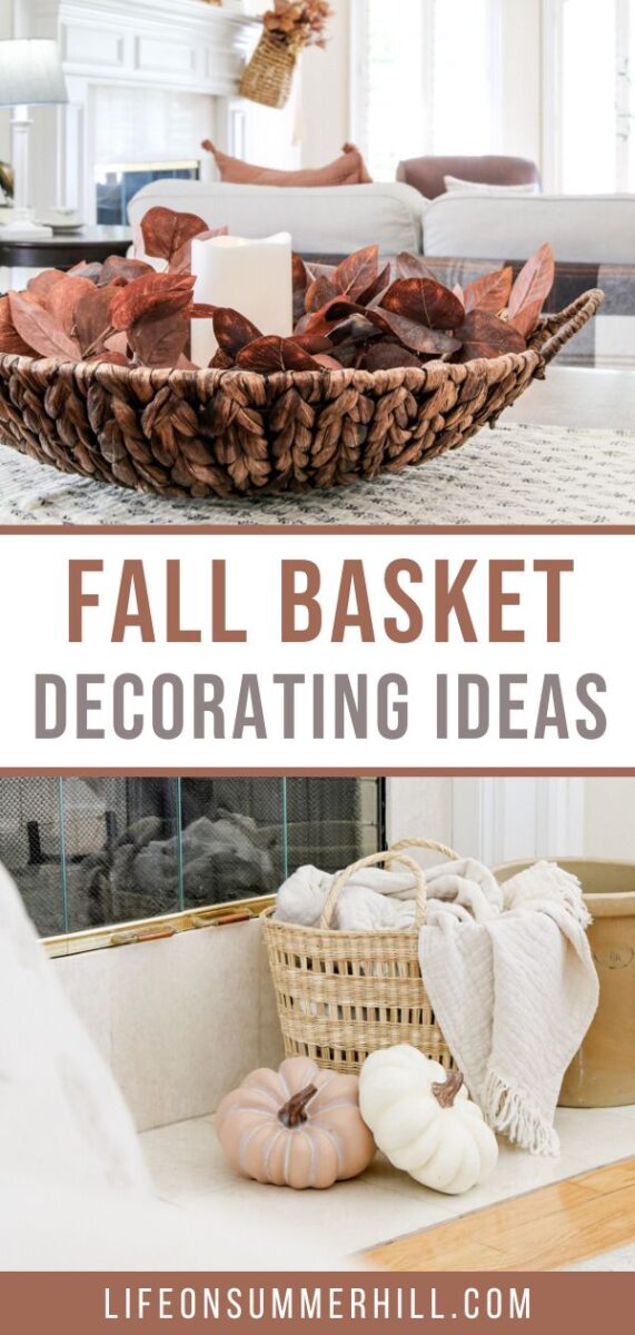 fall basket decorating ideas
