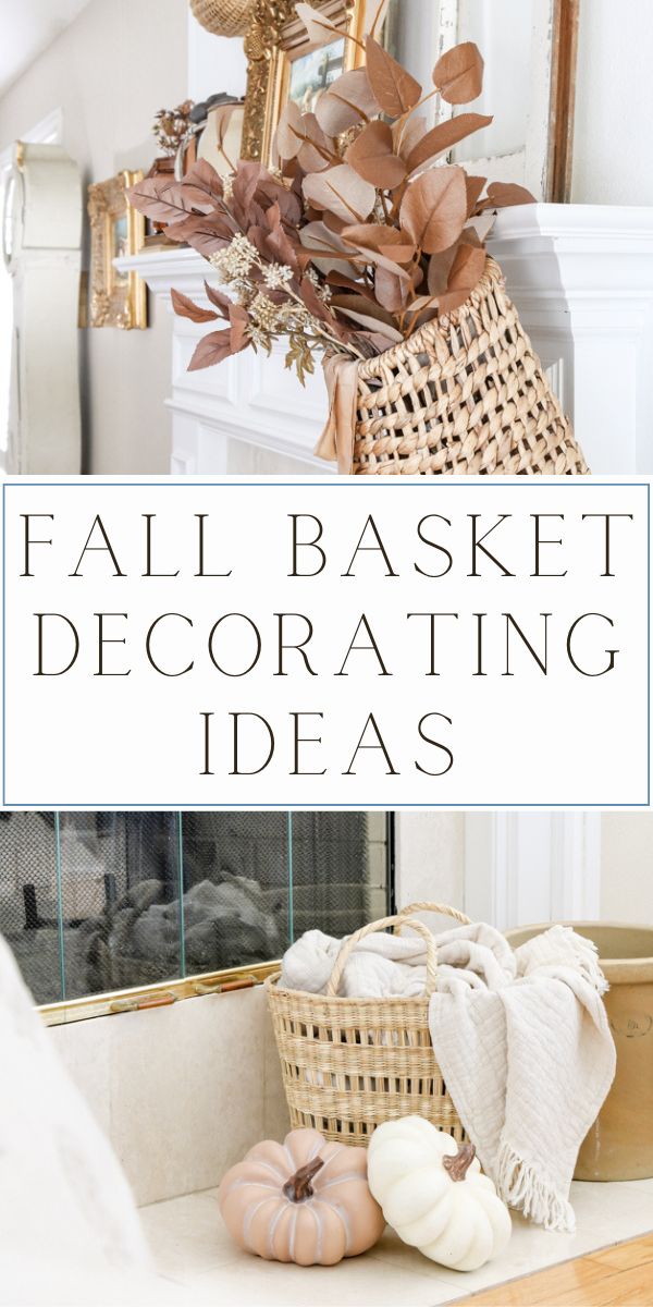 Fall basket decorating ideas