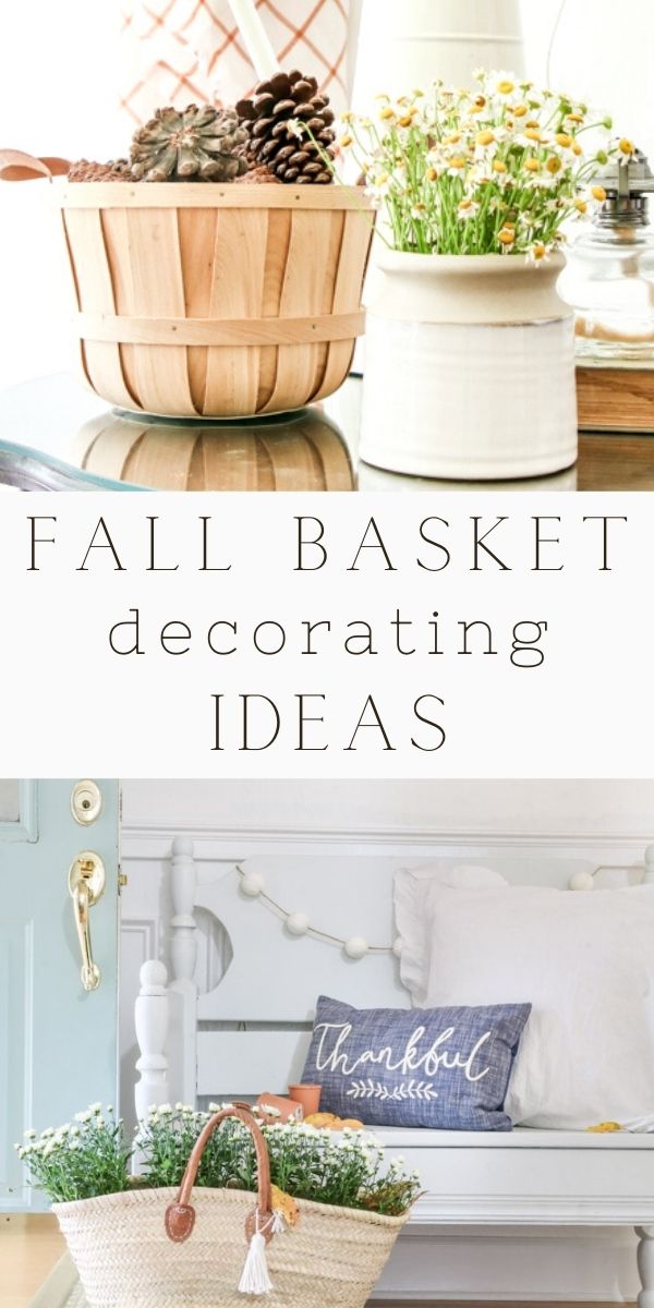 Fall basket decorating ideas