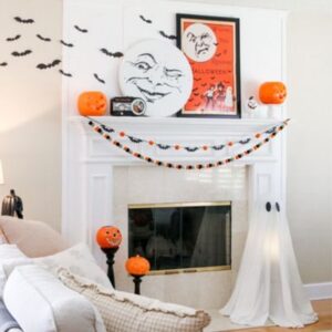 DIY sheet ghost Halloween Decoration