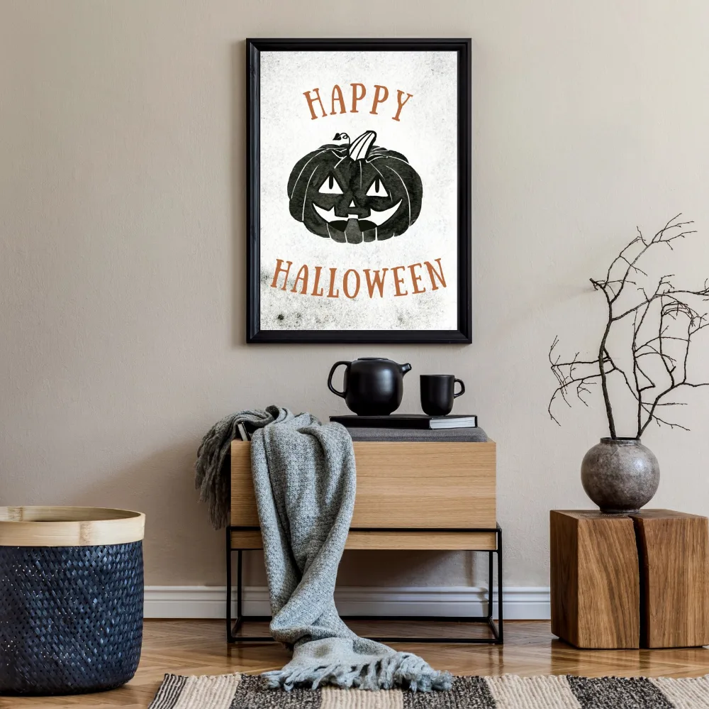 Happy Halloween Jack o lantern printable