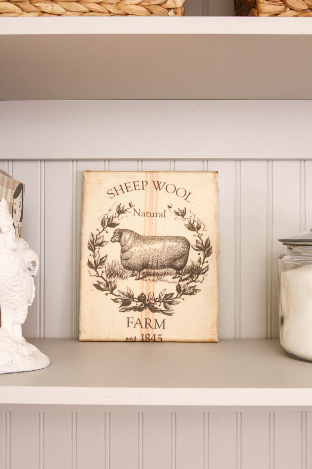 Farmhouse style printable art for pantry