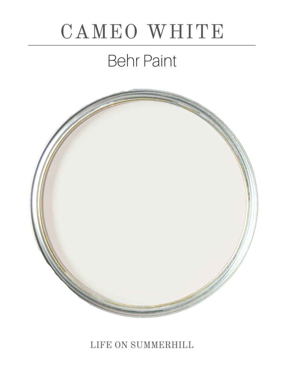 cameo white by behr