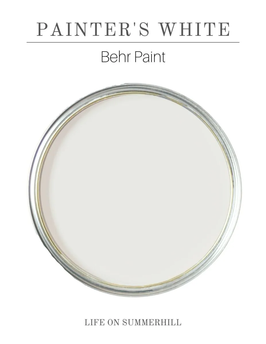 painters white by behr