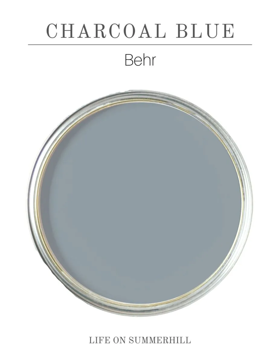 Behr charcoal blue