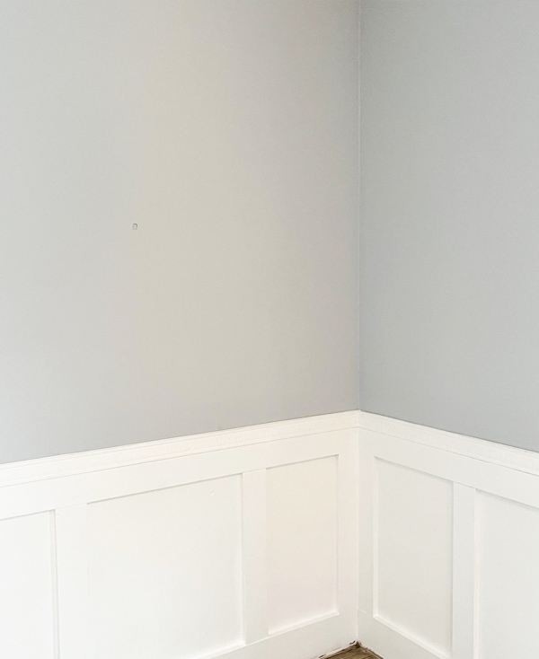 Ultra pure white and hush by behr paint