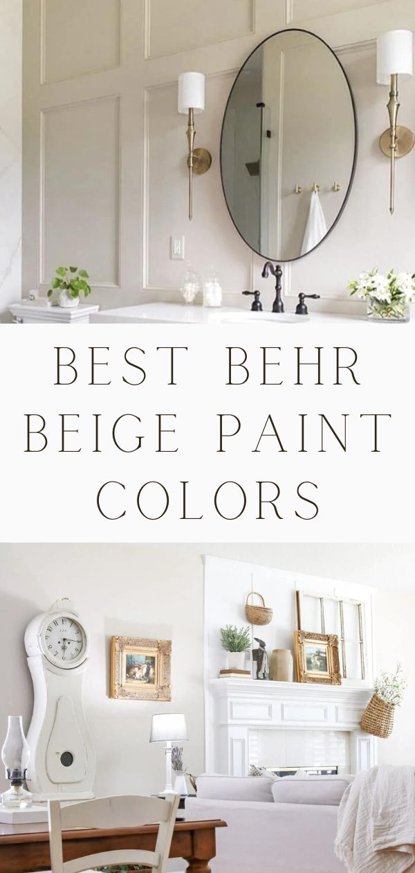 Popular Behr Beige Paint Colors for a Warm Aesthetic