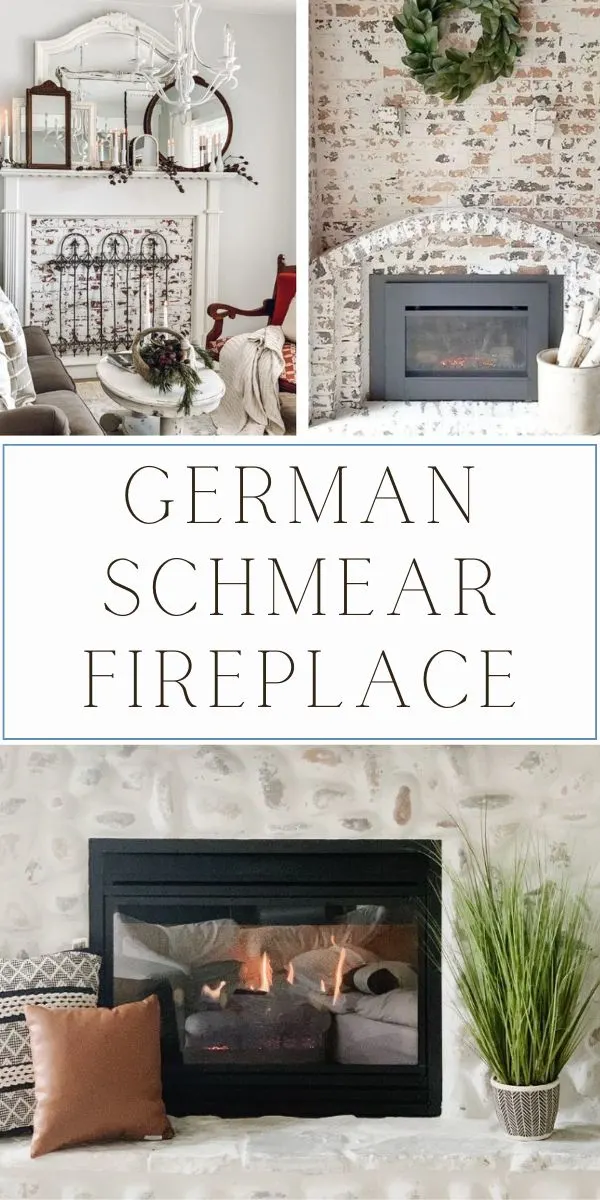 German schmear fireplace