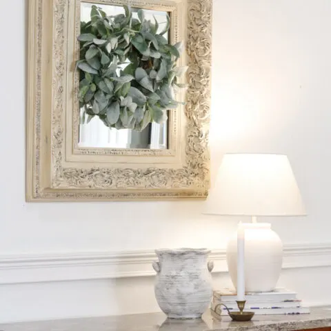 How to Hang a Wreath on a Mirror
