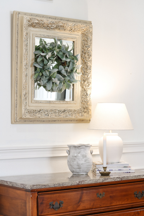 How to Hang a Wreath on a Mirror