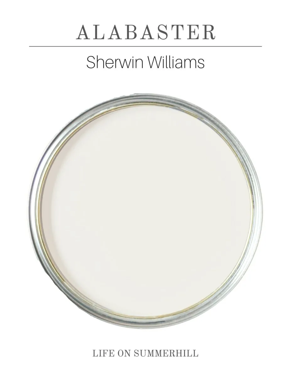 Sherwin Williams Alabaster exterior paint
