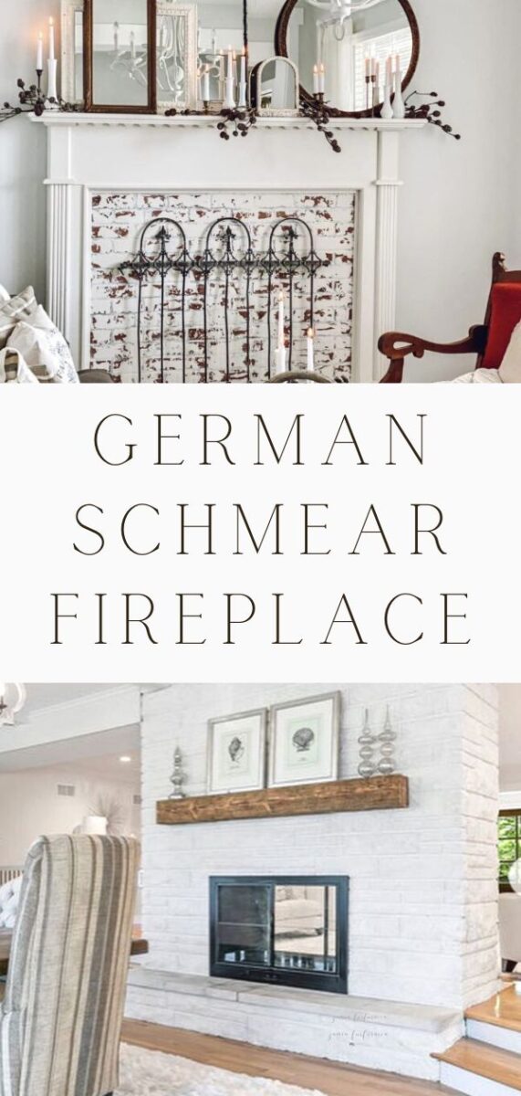 German schmear fireplace