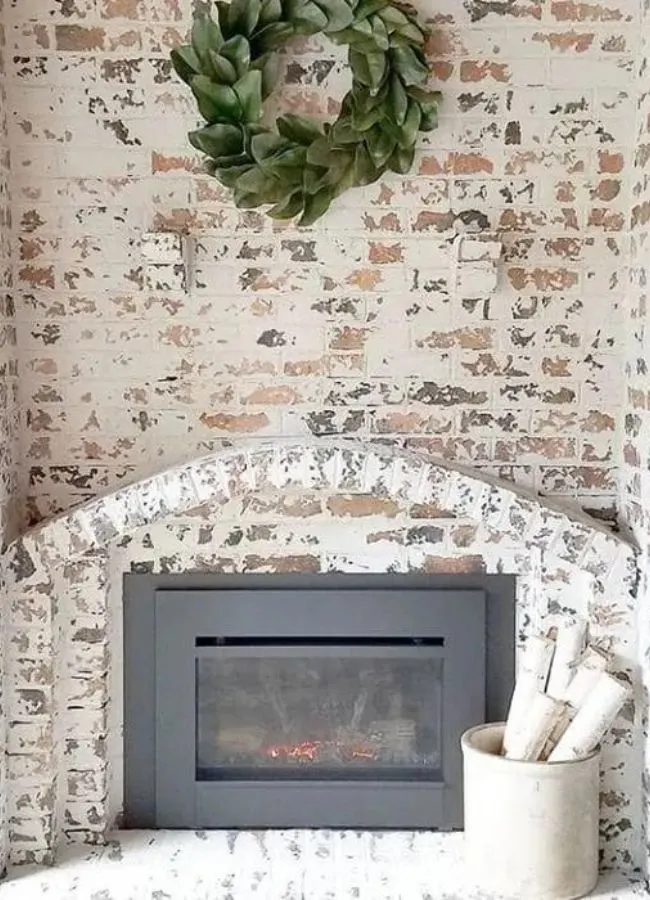 german schmear fireplace