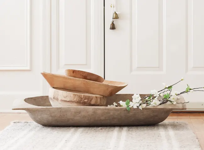 Decorating with dough bowls