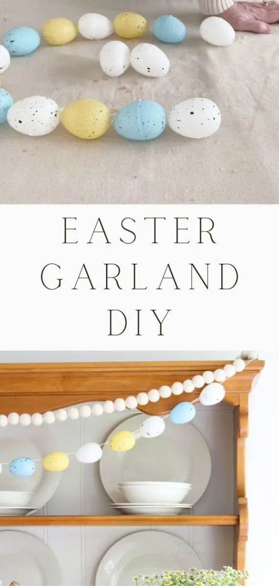 Easter garland DIY