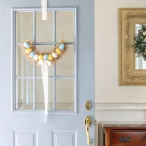 Easter wreath DIY Dollar Tree