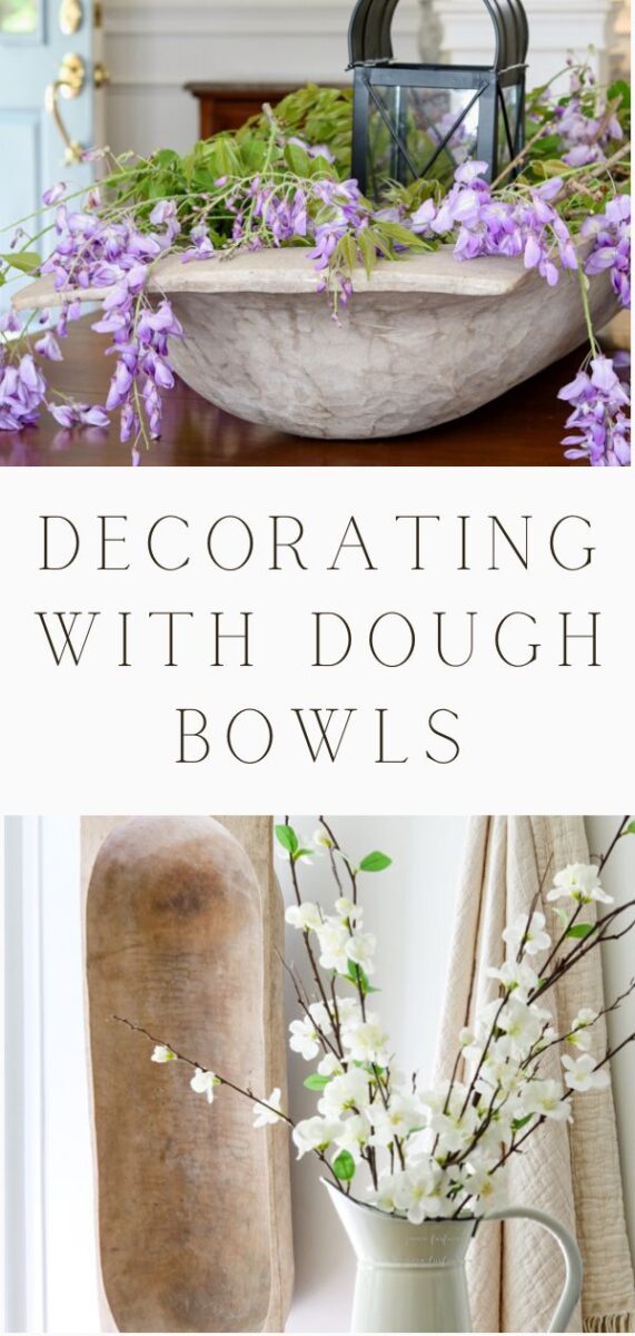 Decorating with dough bowls