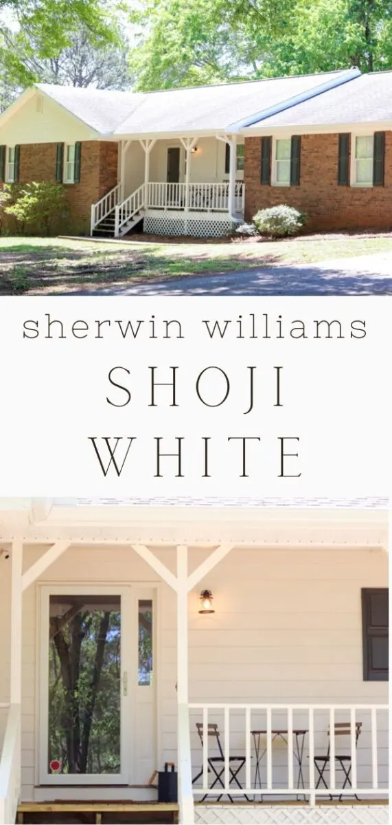 Sherwin williams shoji white exterior