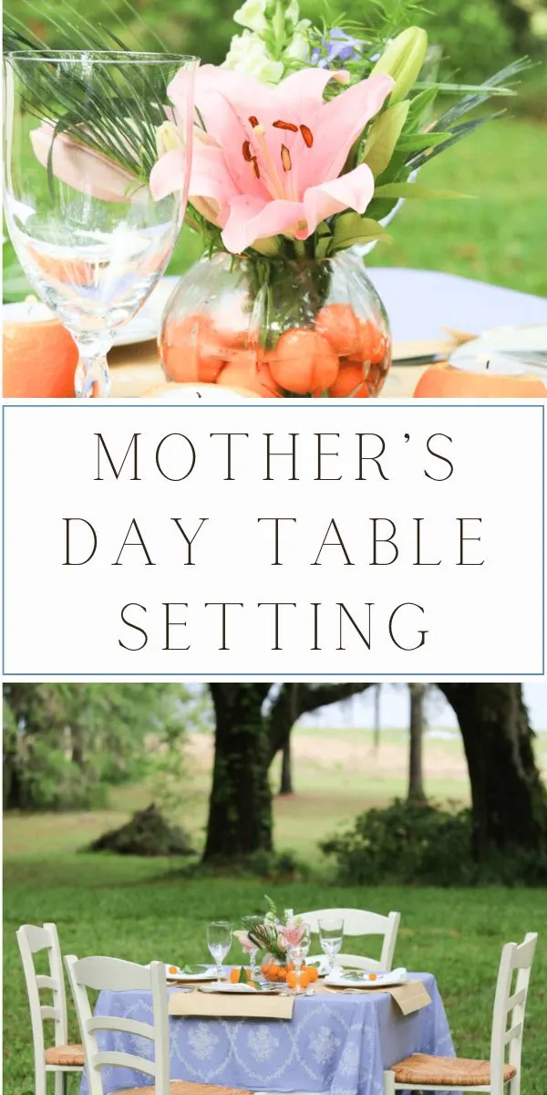 Mother's day table setting