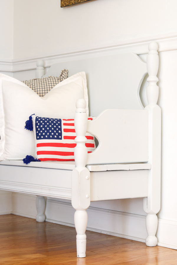 American flag pillow decorations