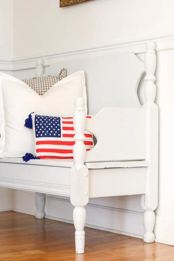 American flag pillow decorations