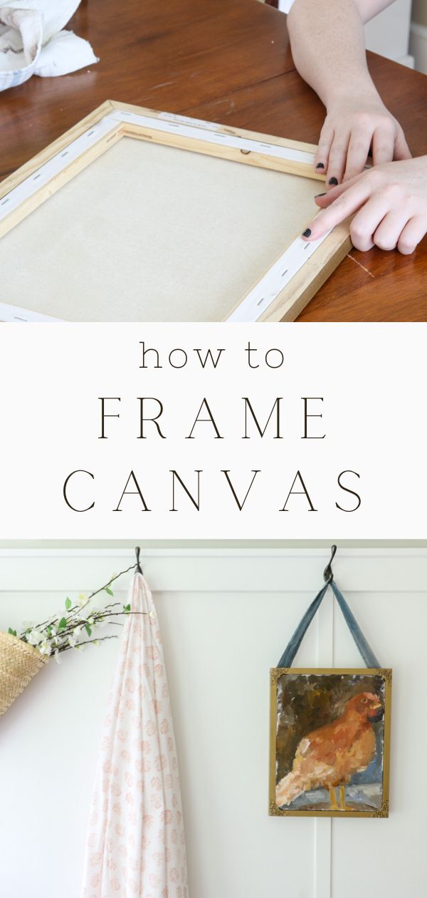 Inexpensive Way to Frame Canvas Art StepbyStep Guide