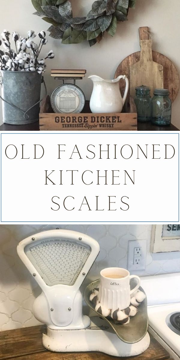 old fashioned kitchen scales