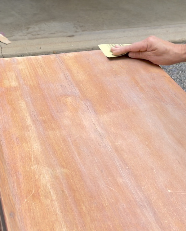 how to refinish furniture by sanding