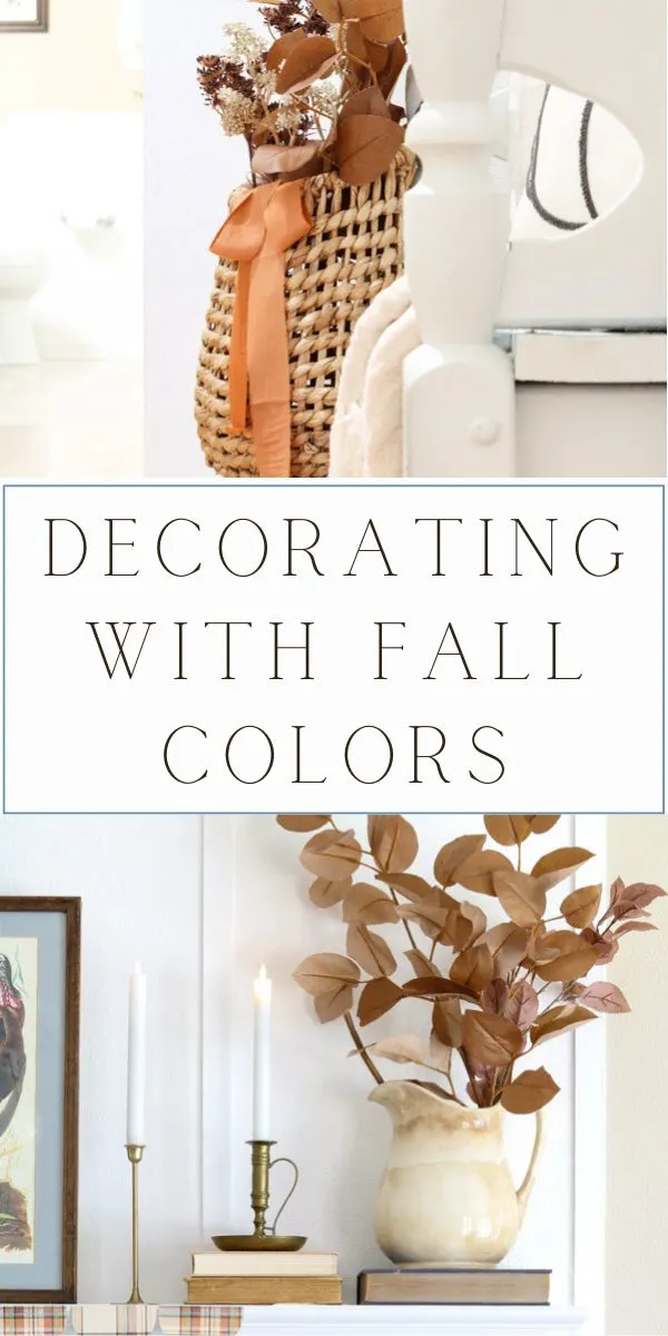 Decorating with fall colors