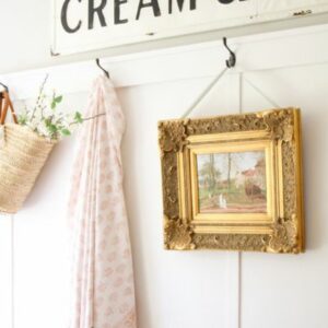 How to paint a ghost on a thrifted or vintage art