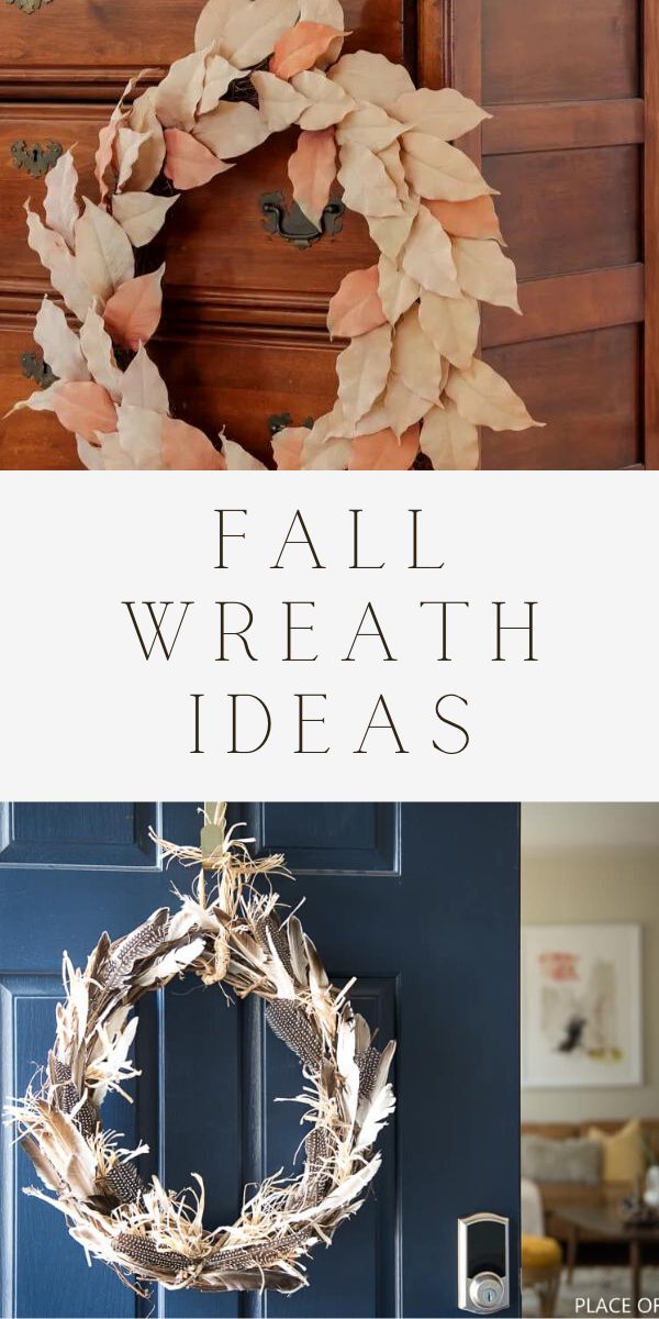 Fall wreath ideas for your front door