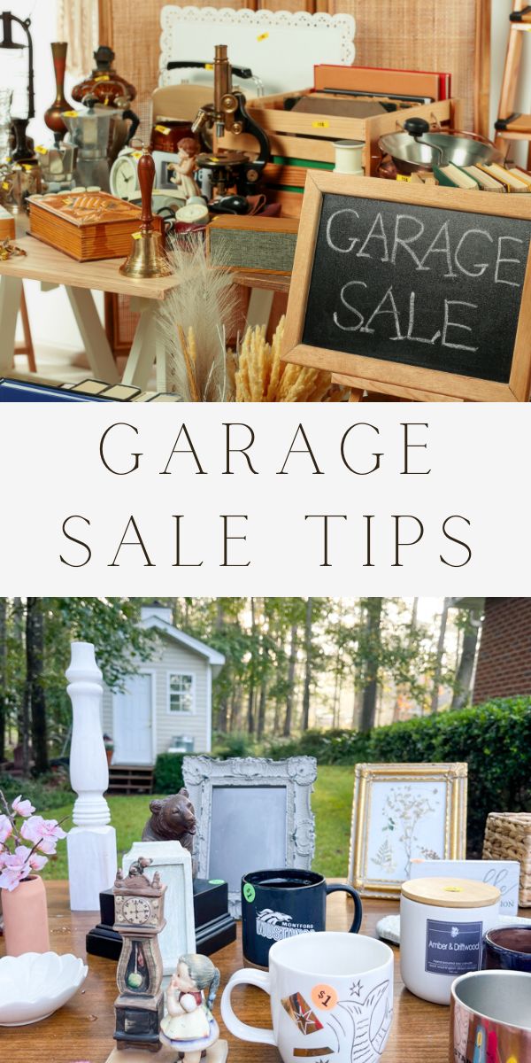Garage sale tips