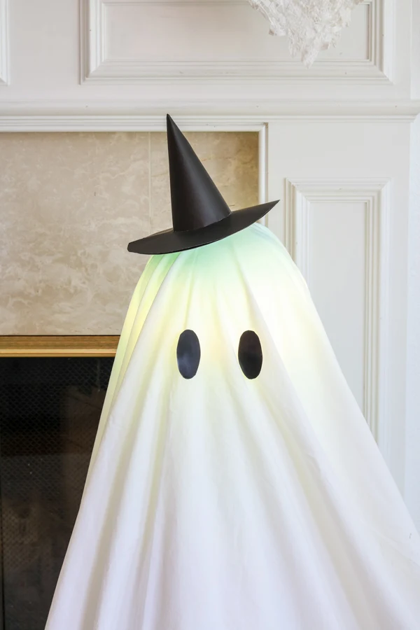 glowing halloween sheet ghost
